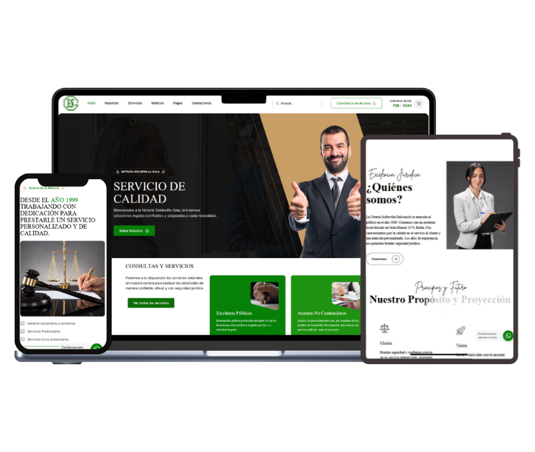 Notaría Soldevilla Gala - Página web corporativa